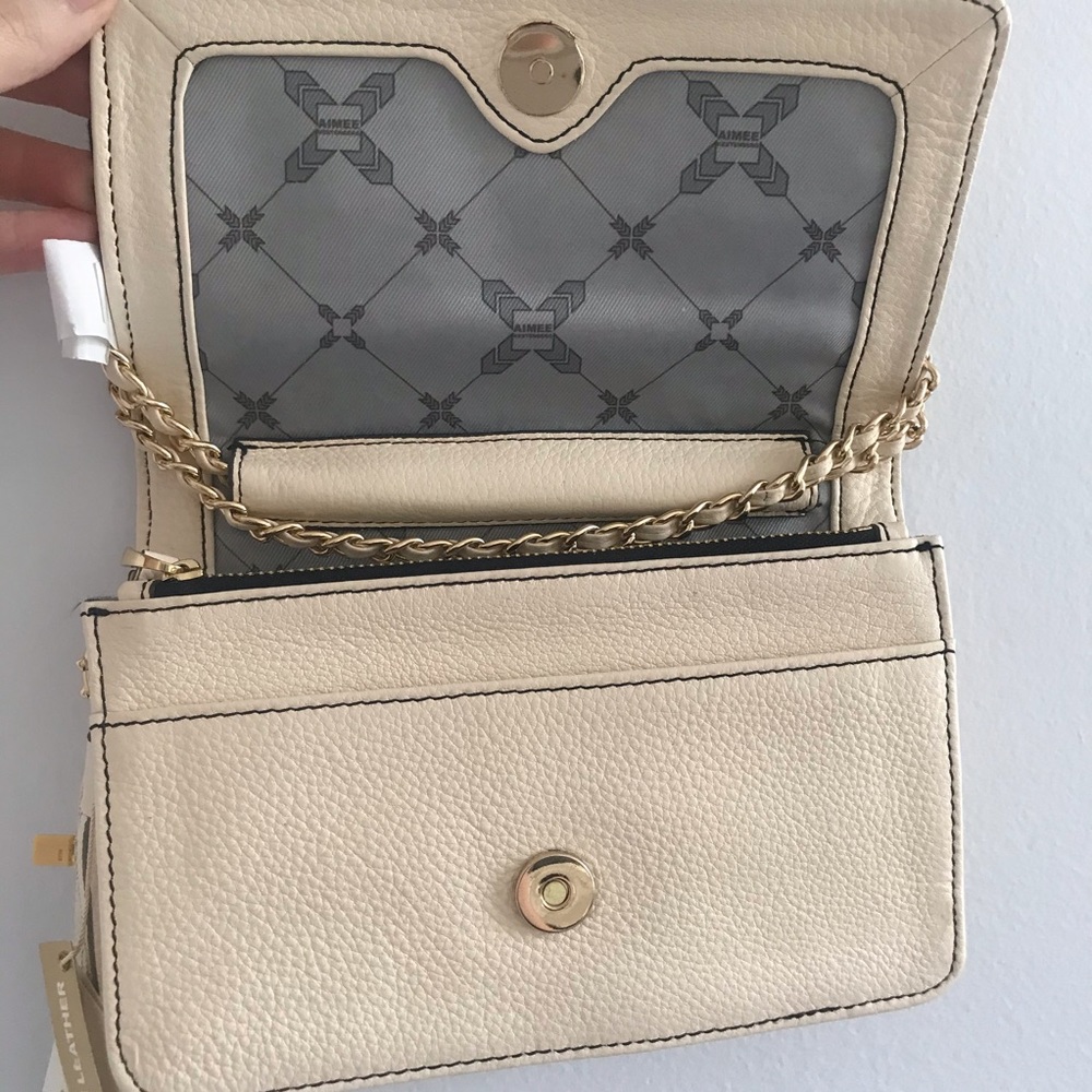 COPY - Aimee Kestenberg Cream Floral Crossbod Leather Bag - Picture 11 of 15
